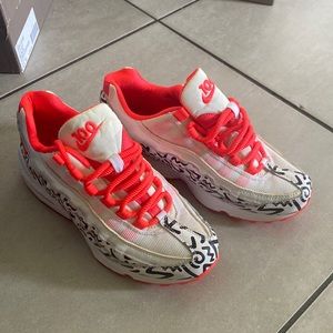 Nike Air Max 95 QS white neon orange 4.5